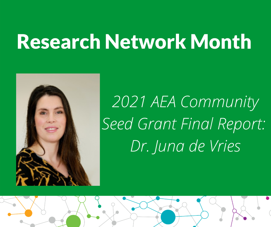 Dr Juna de Vries_AEA Community Seed Grant